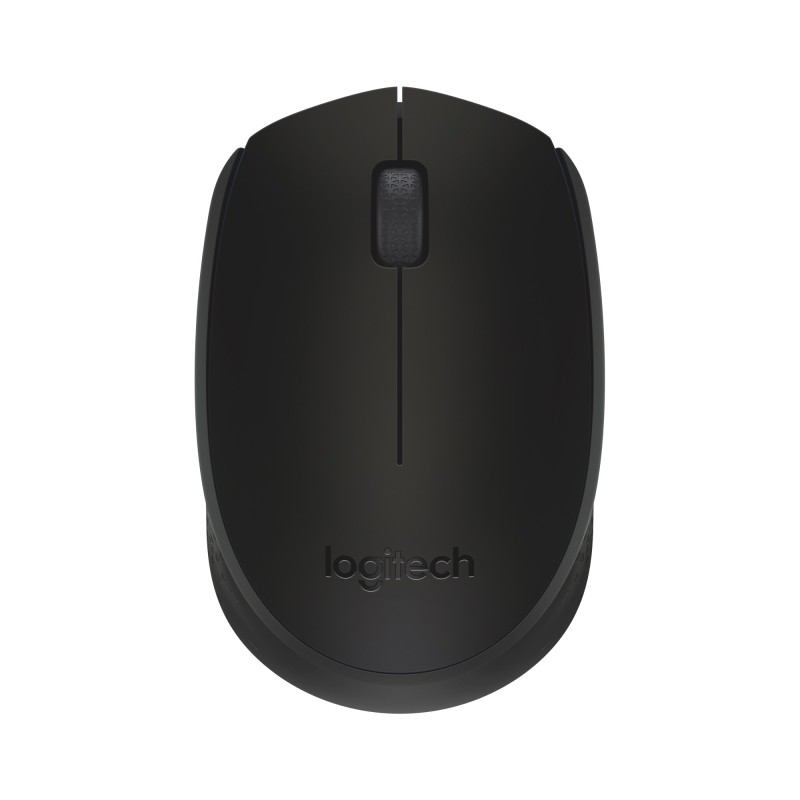 Logitech B170 - Maus - optisch - 3 Tasten - kabellos - 2.4 GHz - kabelloser Empfanger (USB)